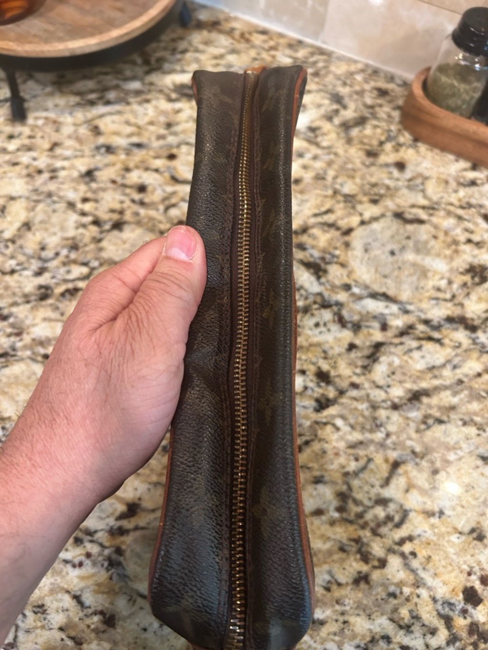 Louis Vuitton mono clutch with coa - Picture 8 of 12